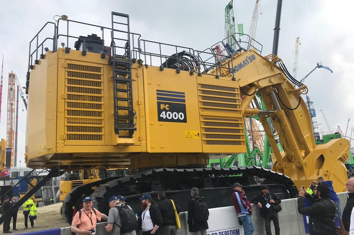 Komatsu на bauma 2019 Komatsu на bauma 2019