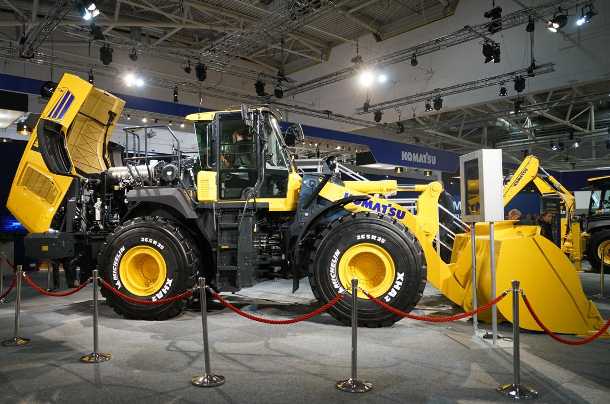 Komatsu на bauma 2019 Komatsu на bauma 2019