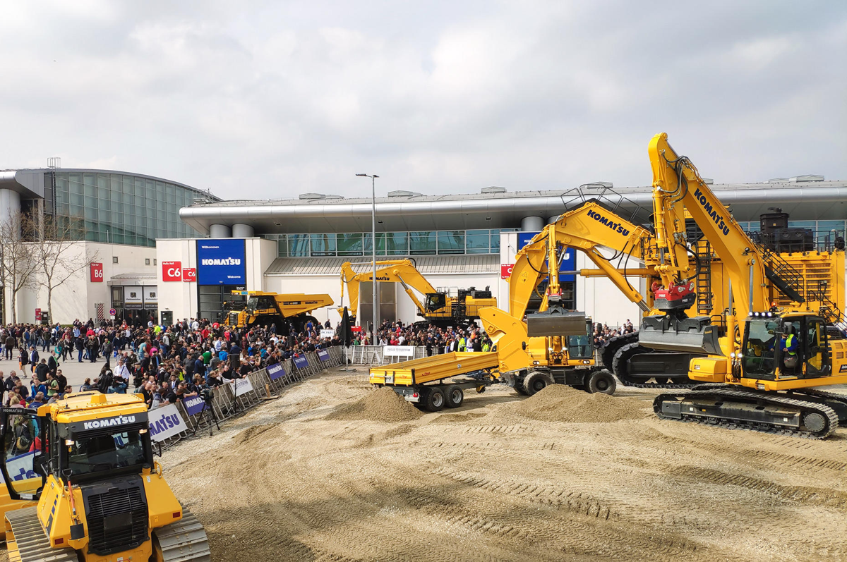 Komatsu на bauma 2019 Komatsu на bauma 2019