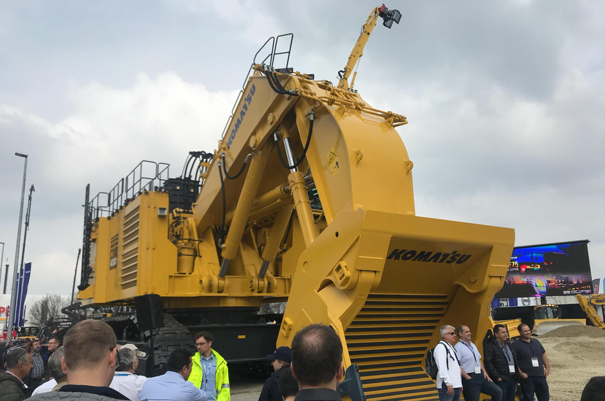 Komatsu на bauma 2019 Komatsu на bauma 2019