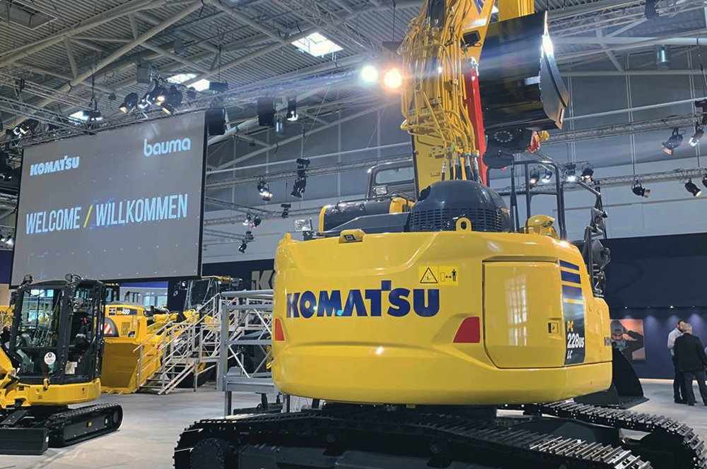 Komatsu на bauma 2019 Komatsu на bauma 2019