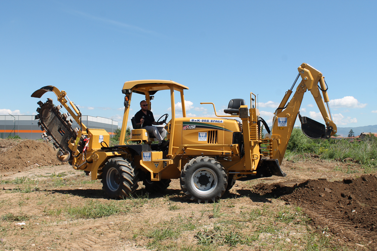 Универсален каналокопател Vermeer RTX1250 Jasper de Smith Универсален каналокопател Vermeer RTX1250 Jasper de Smith