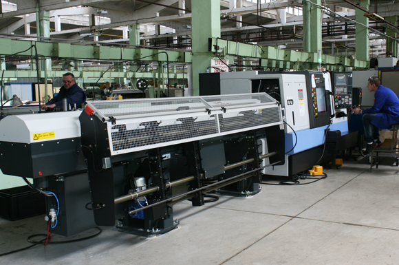 Хоризонтален двушпинделен стругов център Doosan Lynx 220 LMSC за Самел 90