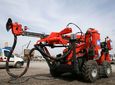 Универсална колесна сонда с горен чук Sandvik DC301R, доставена от Евромаркет Кънстракшън АД, ще разширява Софийското метро