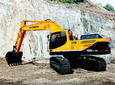 Багерът Hyundai R300LC-9А се включва в изграждането на новата ж.п. линия, която ще свързва България със съседките ни Гърция и Турция